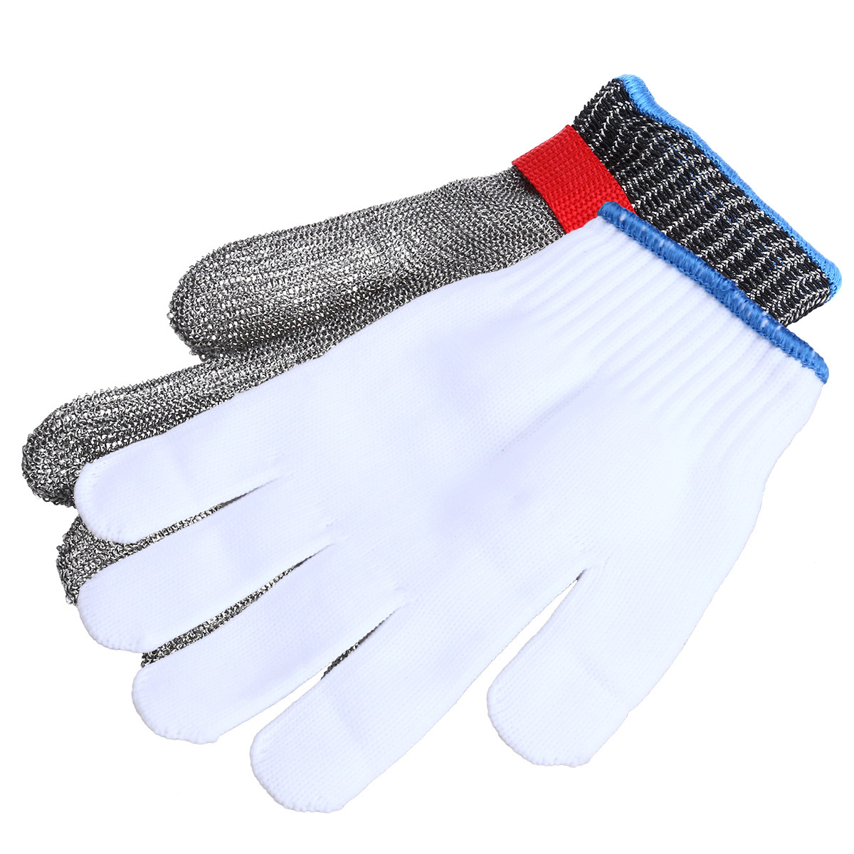 Cut Resistant Glove - 1개입 금속 버튼, 절단 방지 기능,