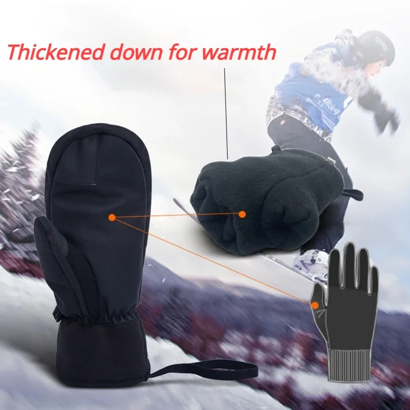 Ski Glove Waterproof - 겨울 스키 장갑 방수 터치스크린 보온