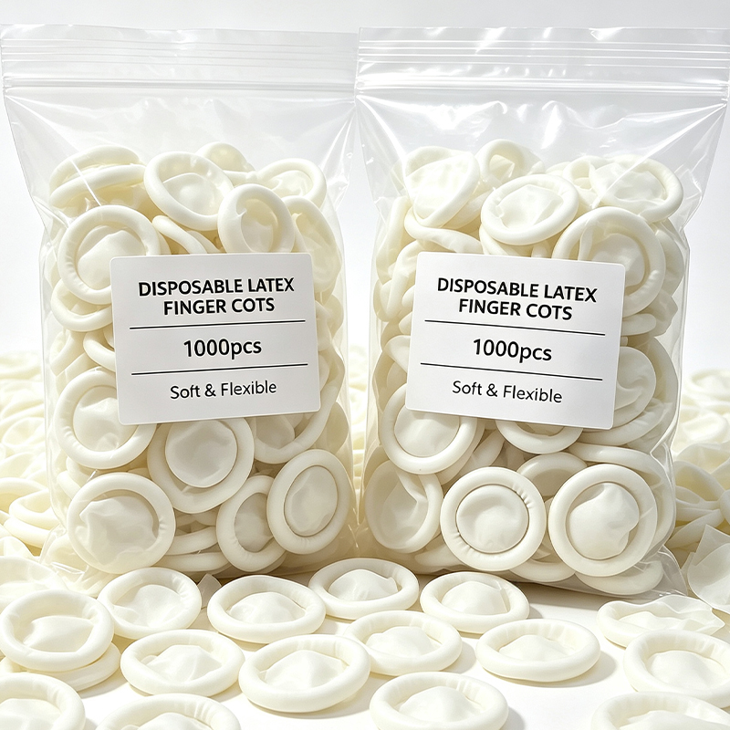 100-1000pcs 흰색 일회용 손가락 보호대 장갑  - Latex Disposable Glove 리뷰 및 가격