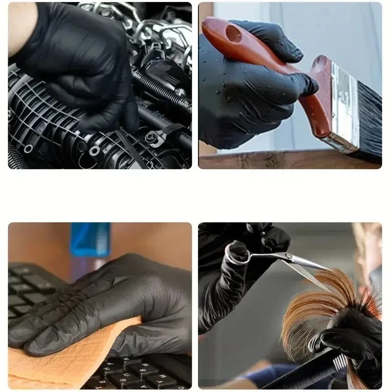 일회용 검정 장갑 남녀공용 라텍스 프리 니트릴 PVC  - Latex Disposable Glove 리뷰 및 가격