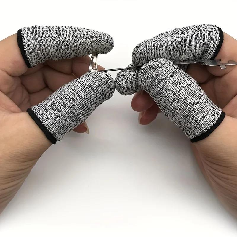 방검 손가락 커버 재사용 가능한 손 보호대 주방 야외  - Cut Resistant Glove 리뷰 및 가격