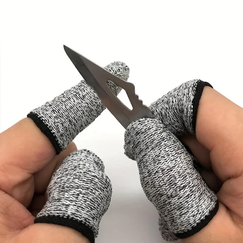 방검 손가락 커버 재사용 가능한 손 보호대 주방 야외  - Cut Resistant Glove 리뷰 및 가격