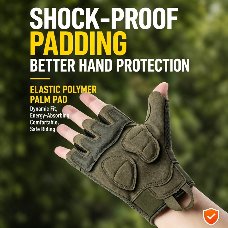 남성용 전술 반손가락 장갑 통기성 충격 흡수 미끄럼 방 - Cycling Glove Padded 리뷰 및 가격