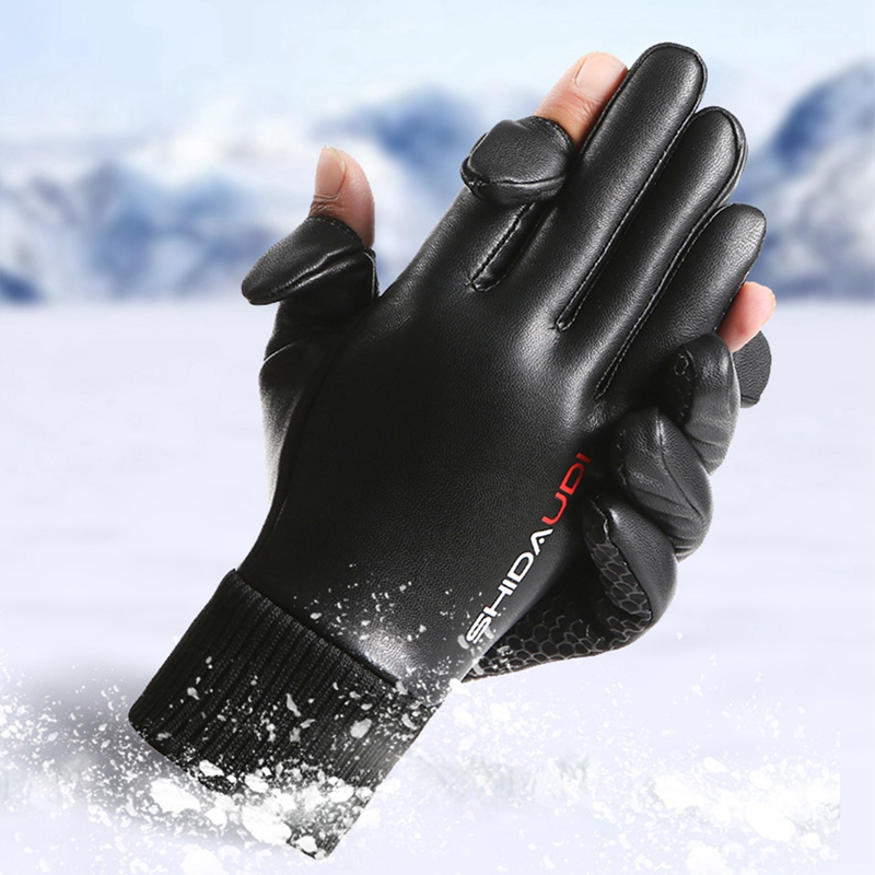 남성용 오토바이/자전거용 장갑, PU 가죽 소재, 안감 - Ski Glove Waterproof 리뷰 및 가격