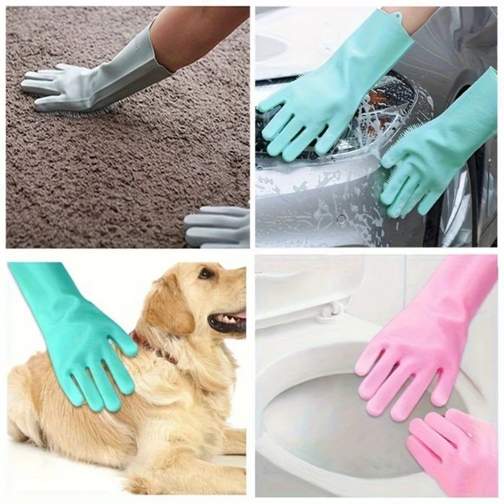 실리콘 반려동물 그루밍 장갑, 다기능 강아지 고양이 목 - Rubber Glove Cleaning 리뷰 및 가격