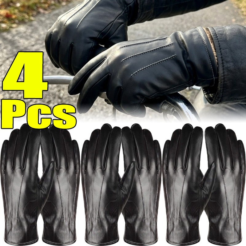 보온 PU 가죽 장갑 남녀공용 겨울용 방풍 터치스크린  - Leather Driving Glove 리뷰 및 가격